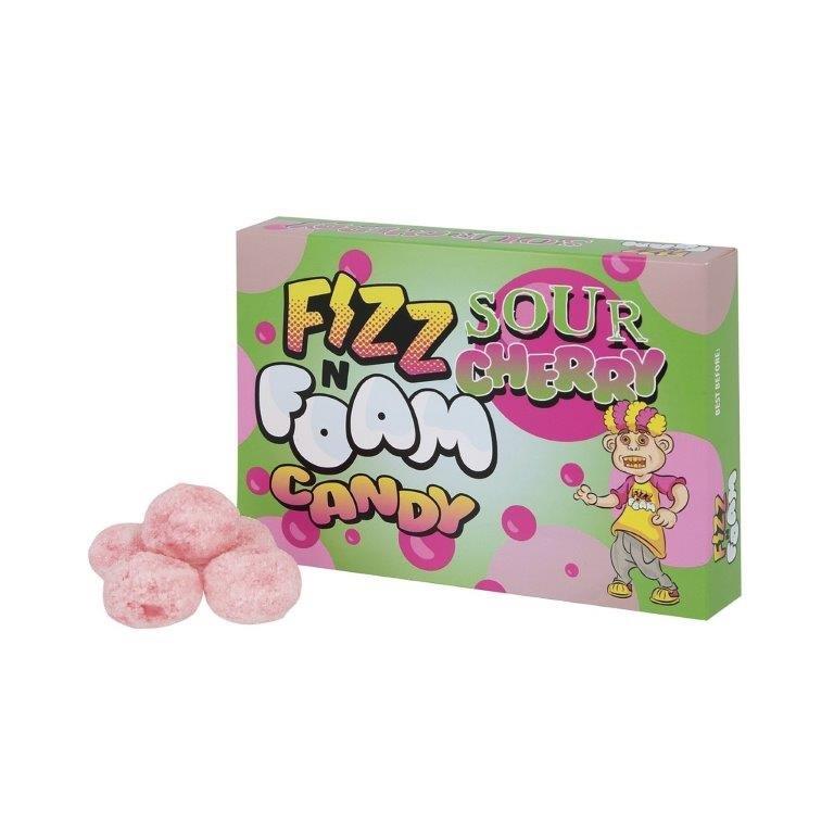 DUNIYA | Fizz N Foam Sour Cherry Flavour Candy 100g Thumbnail