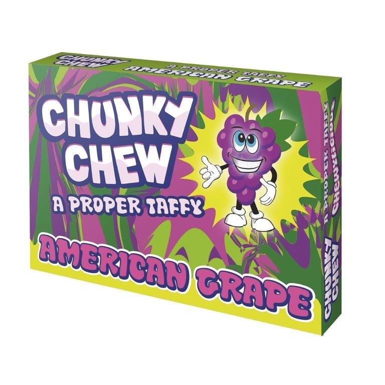 Chunky Chew American Grape Flavour Candy 100g