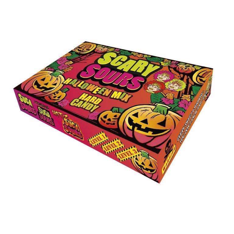 Scary Sours Pumpkin Themed Halloween Hard Candy 100g