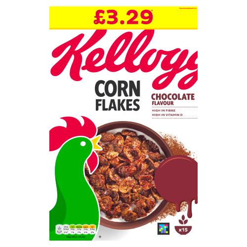 DUNIYA | Kelloggs Corn Flakes Chocolate PM £3.29 450g Thumbnail