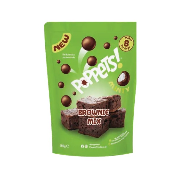 Poppets Brownie Mix Mint 180g