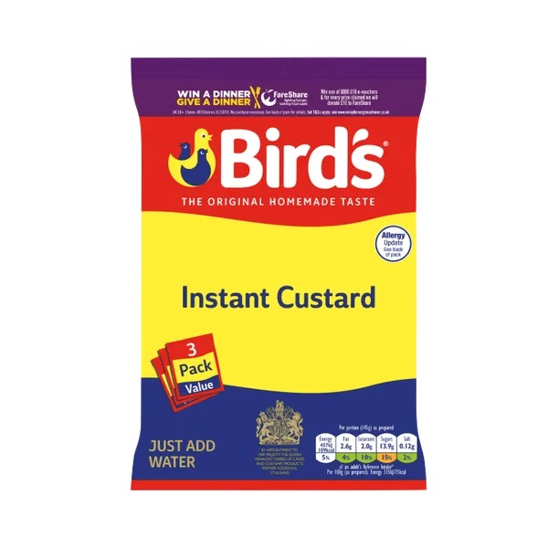 Birds Instant Custard 3pk (3 x 75g)