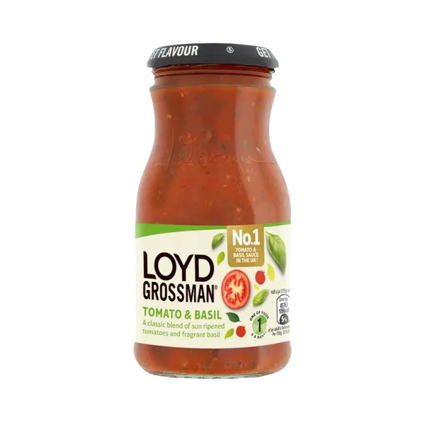 Loyd Grossman Tomato & Basil Sauce 350g