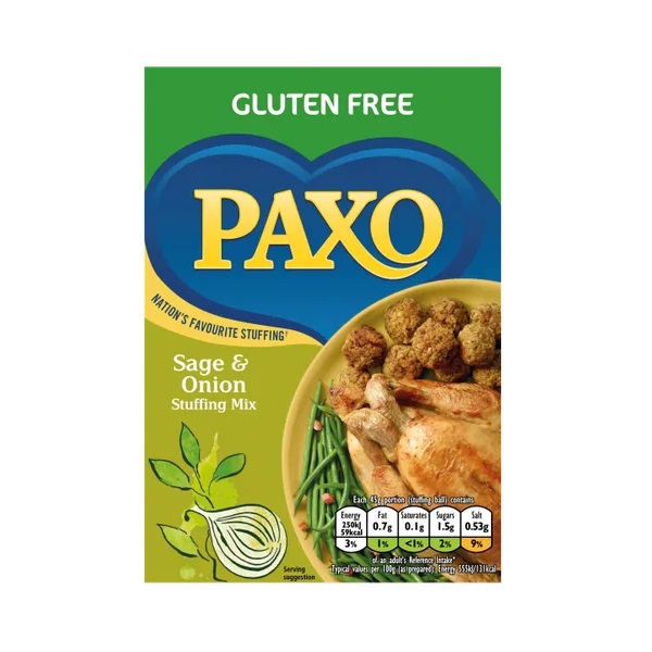 Paxo Sage & Onion Gluten Free 150g