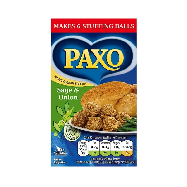 Paxo Sage & Onion Stuffing Mix 85g