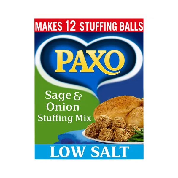 Paxo Sage & Onion Low Salt Stuffing Mix 170g