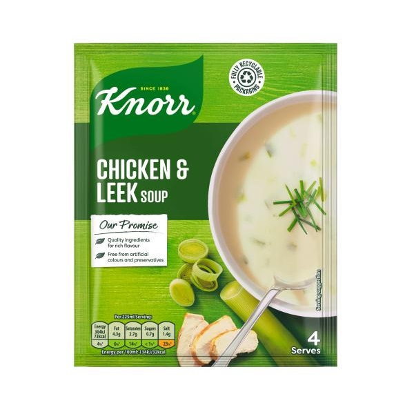 Knorr Soup Sachets Chicken Leek 60g