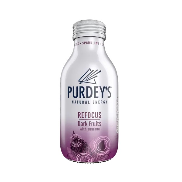 Purdeys Refocus Dark Fruits & Guarana Bottle 330ml