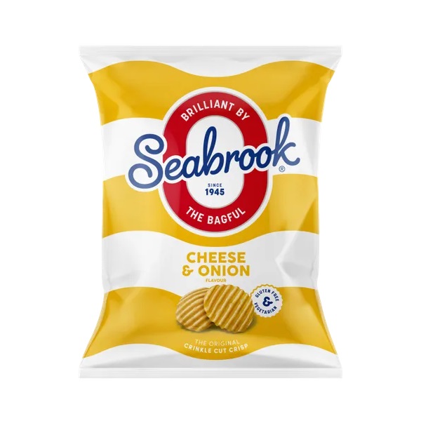 Seabrook Cheese & Onion 31.8g