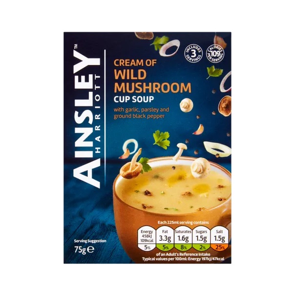 DUNIYA | Ainsley Harriott Cup Soup Wild Mushroom 75g Thumbnail