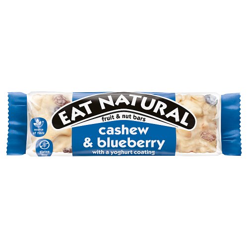 Eat Natural Cashew & Blueberry Yoghurt Coating 40g