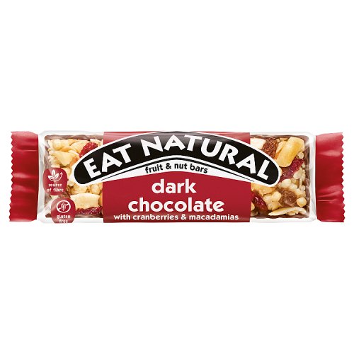 Eat Natural Dark Choc Cranberries & Macadamia 40g