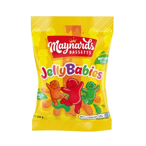 Maynards Bassetts Jelly Babies 130g