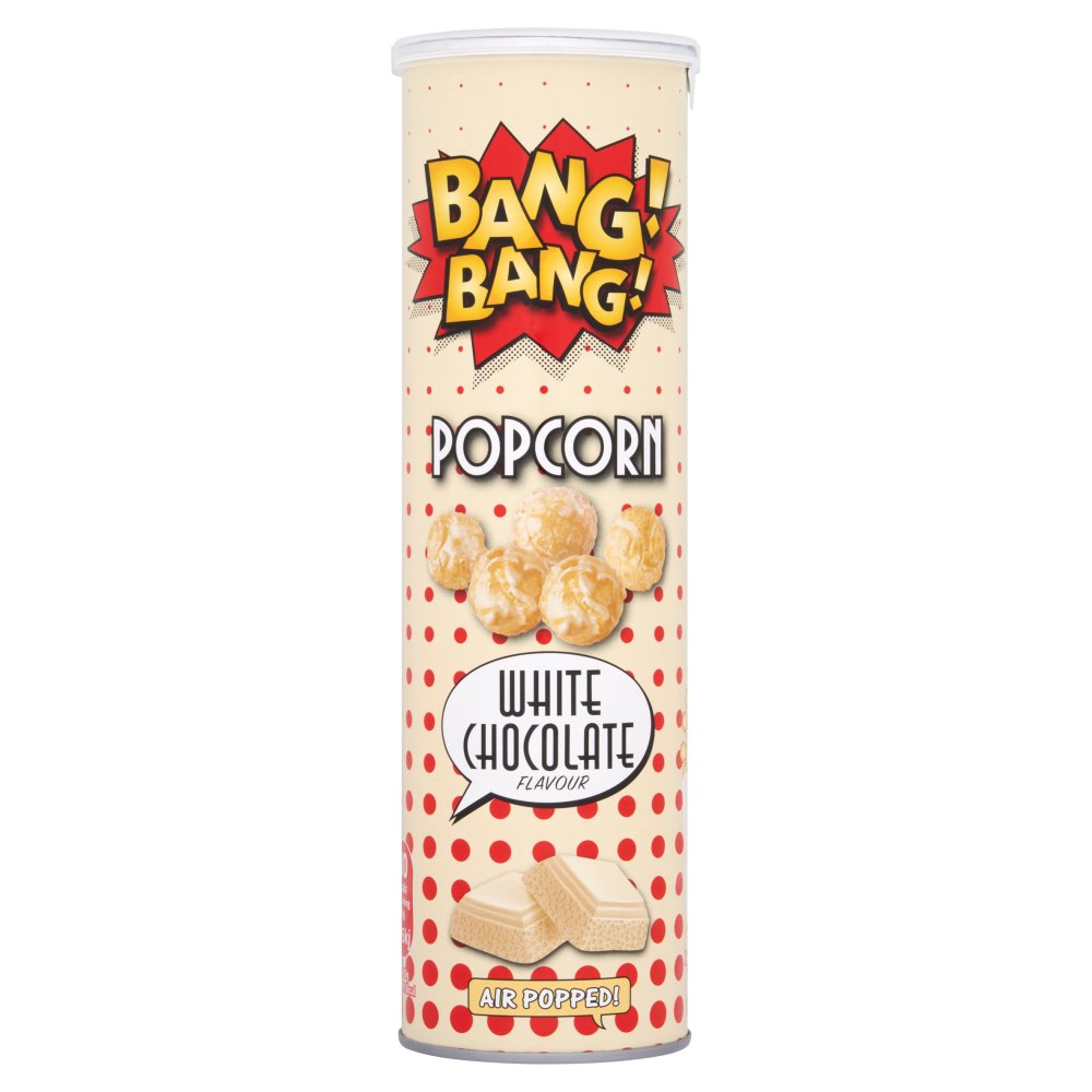 Bang Bang Popcorn White Chocolate  85g