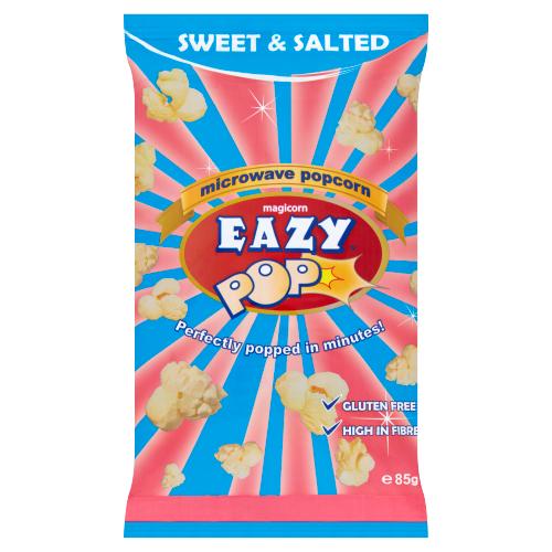 Eazy Pop Microwave Popcorn Sweet & Salty  85g