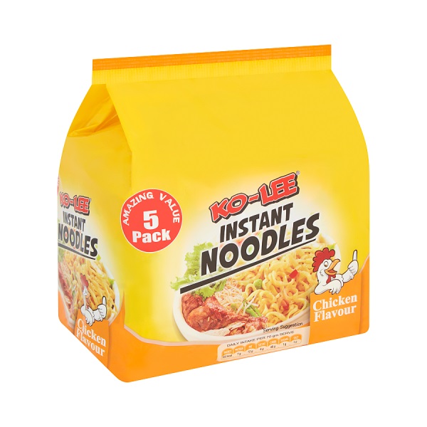 KO LEE Noodles Chicken 5pk (5 x 70g) 350g