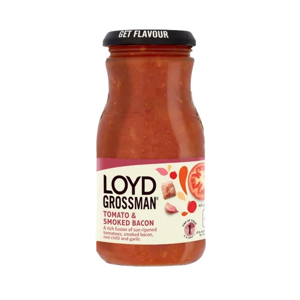 Loyd Grossman Tomato & Smoky Bacon Pasta Sauce 350g