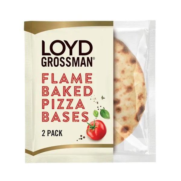 DUNIYA | Loyd Grossman Flame Baked Pizza Base 2pk 220g Thumbnail