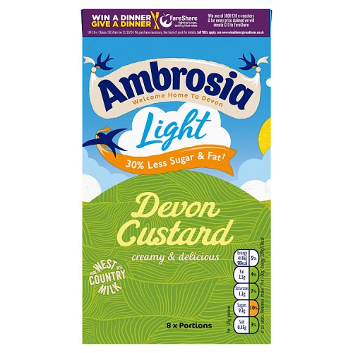 DUNIYA | Ambrosia Light Devon Custard 1kg  Thumbnail