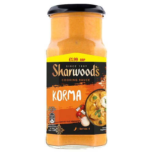 Sharwoods Korma PM £1.99 420g