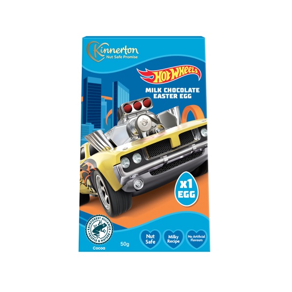 Kinnerton Hot Wheels Easter Egg 50g 