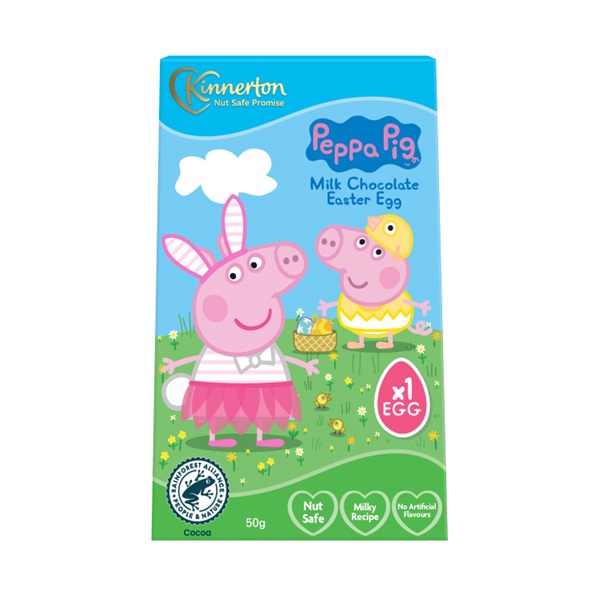 Kinnerton Peppa Pig Easter Egg 50g 