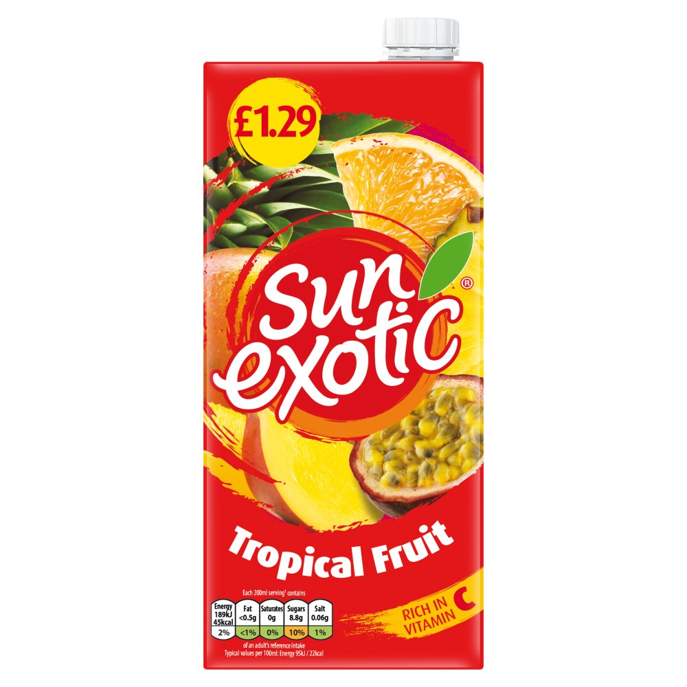 Sun Exotic Tropical Still 1Ltr PM £1.39