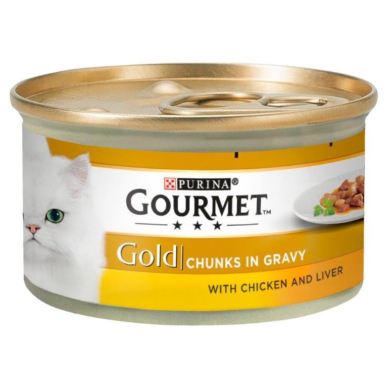 Gourmet Gold Chunks In Gravy Chicken & Liver 85g