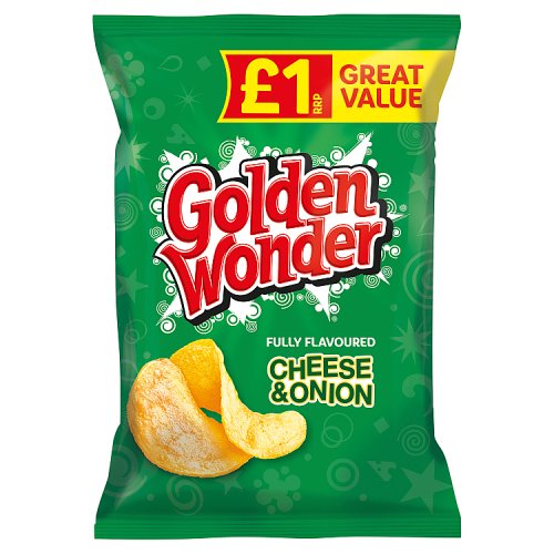 Golden Wonder Crisps Cheese & Onion PM £1 57g