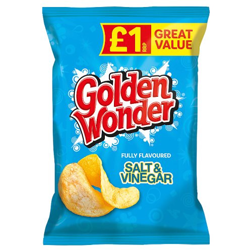 Golden Wonder Crisps Salt & Vinegar PM £1 57g