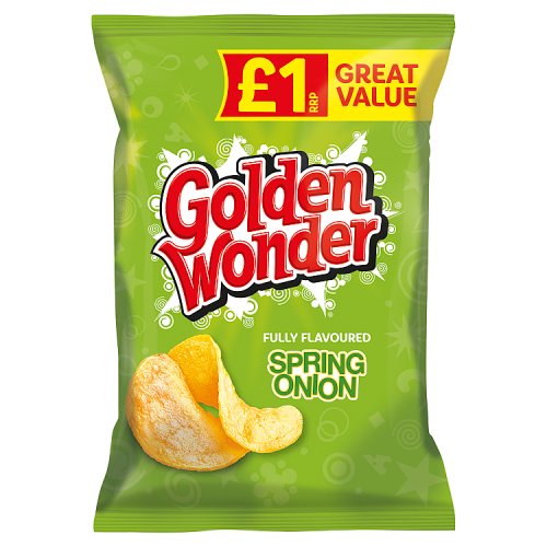 DUNIYA | Golden Wonder Crisps Spring Onion PM £1 57g Thumbnail