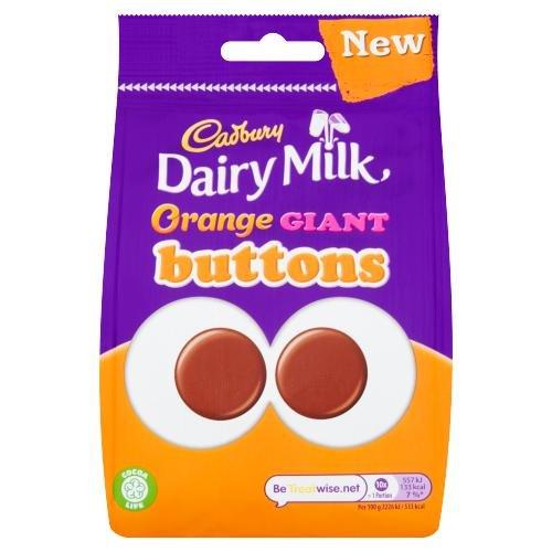 Cadbury Giant Buttons Orange Large Bag 100g