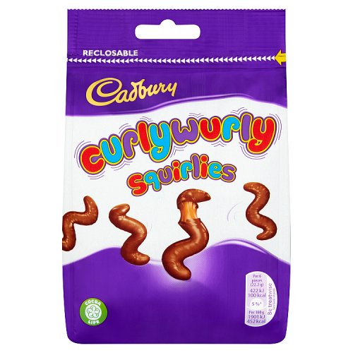 Cadbury Curly Wurly Squirlies Large Bag 100g