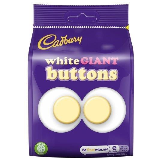 DUNIYA | Cadbury White Giant Buttons Large Bag 100g Thumbnail