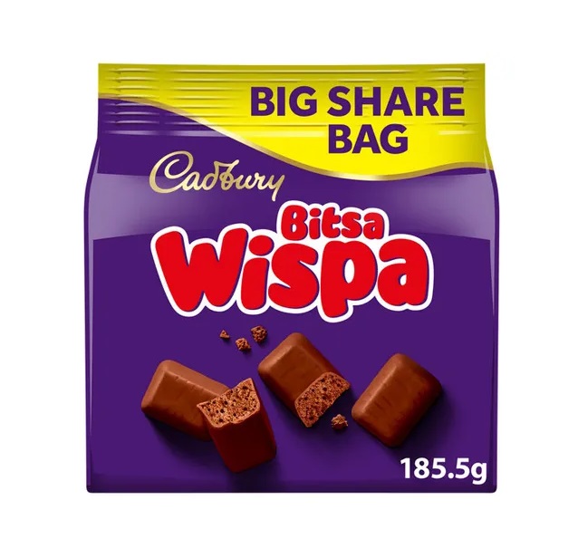 DUNIYA | Cadbury Bitsa Wispa Large Bag 185.5g Thumbnail