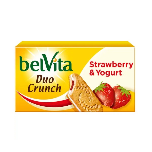 Belvita Duo Biscuits Crunch Strawberry Yogurt 253g