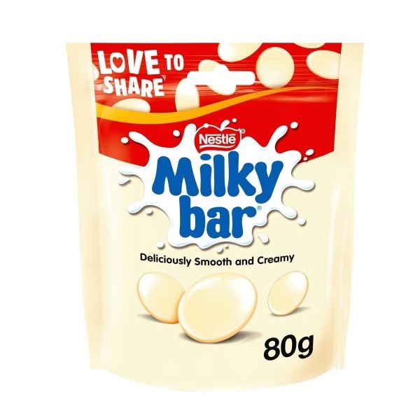 DUNIYA | Milkybar White Choco Giant Buttons Pouch 80g Thumbnail