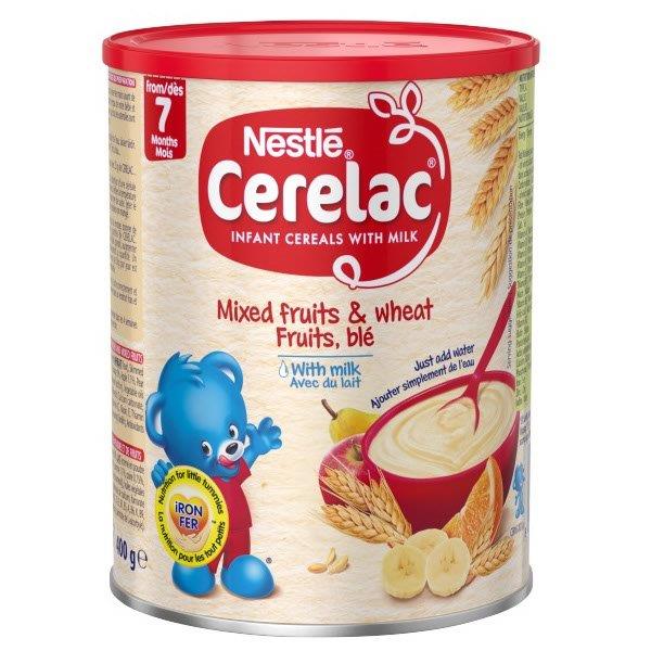 Cerelac Mixed Fruits & Wheat Milk Infant Cereal (6 x 400g)