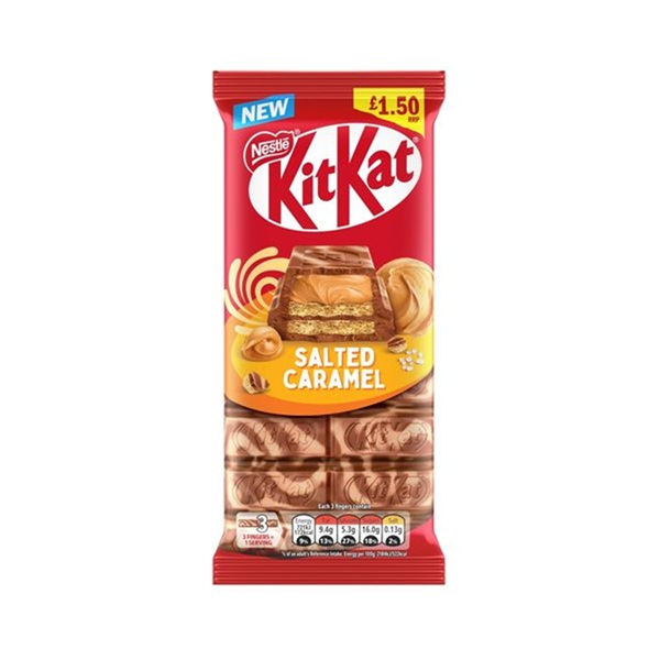 KitKat Salted Caramel Sharing Block 99g PM £1.50 NEW