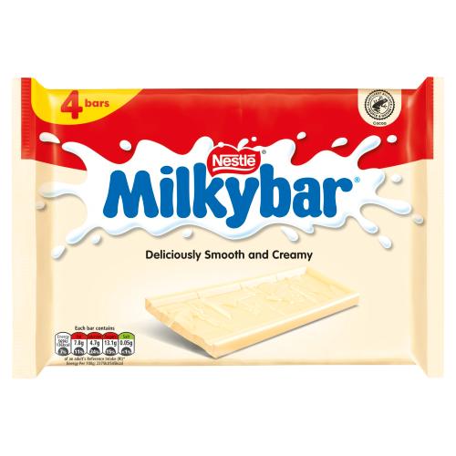 Milkybar Medium Bar 4pk (4 x 25g)