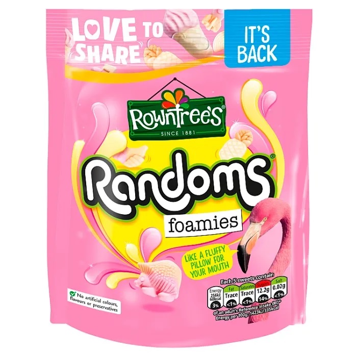 DUNIYA | Rowntrees Randoms Foamies 120g Thumbnail