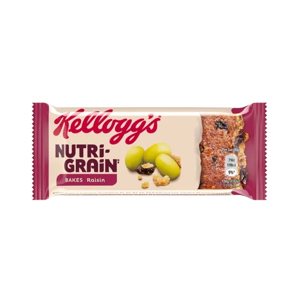 Kelloggs Nutri Grain Breakfast Raisin 45g