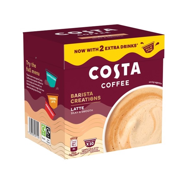 DUNIYA | Costa Coffee Dolce Gusto Latte Pods 10s 160g Thumbnail