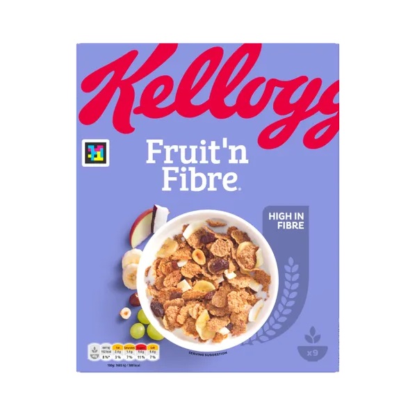 Kelloggs Fruit N Fibre Cereal 375g