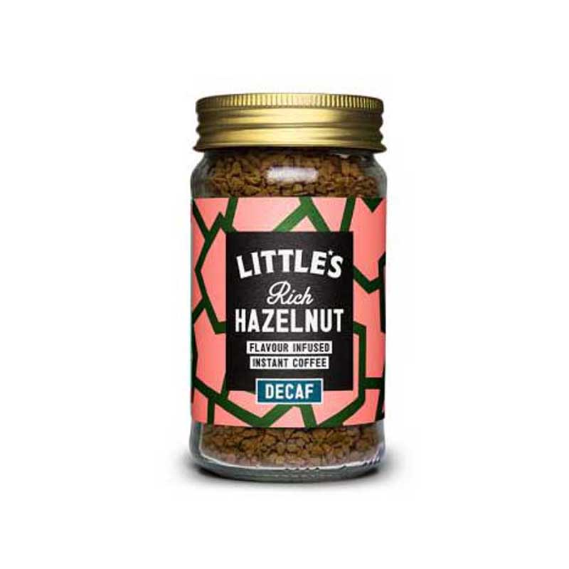 Littles Decaf Instant Coffee Rich Hazelnut 50g