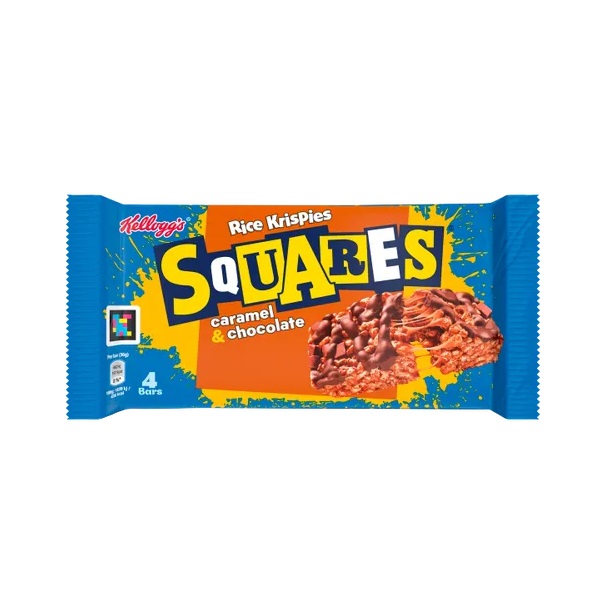 DUNIYA | Kelloggs Rice Krispies Squares Caramel & Chocolate 4pk (4 x 36g) Thumbnail