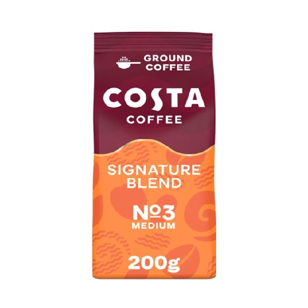 DUNIYA | Costa Ground Coffee Signature Blend Roast & Cafetiere 200g Thumbnail