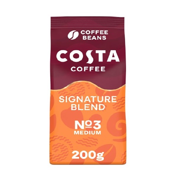 Costa Ground Coffee Signature Blend Beans 200g