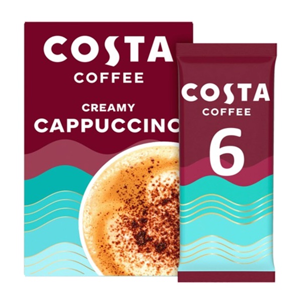 DUNIYA | Costa Coffee Sachets Creamy Cappuccino 6s (6 x 17g) Thumbnail