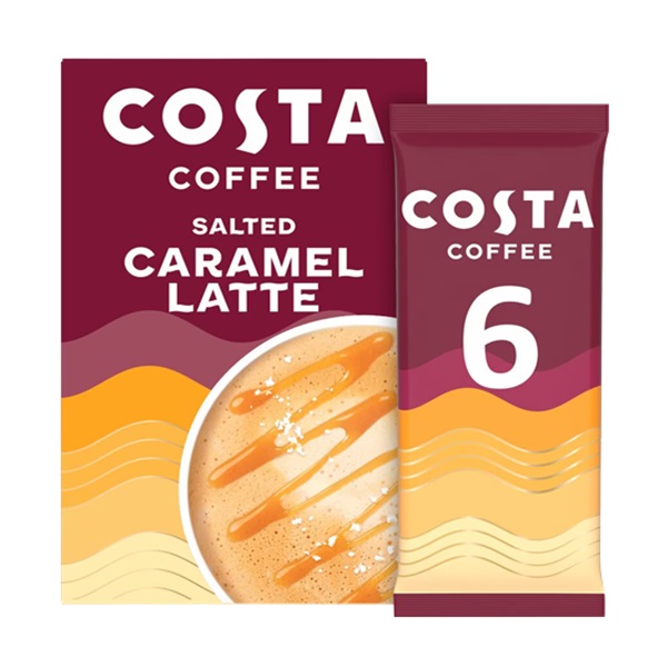 DUNIYA | Costa Coffee Sachets Salted Caramel Latte 6s (6 x 17g) Thumbnail